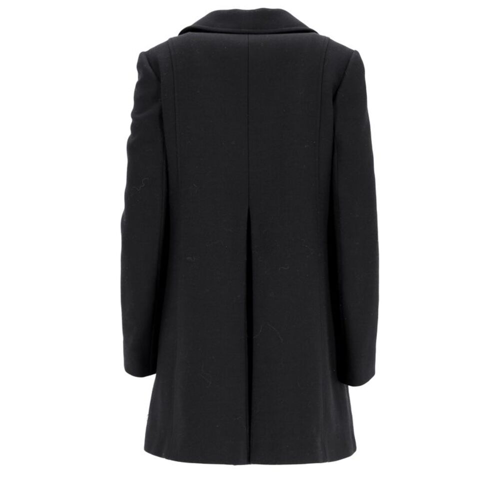Red Valentino Garavani Double-Breasted Coat in Black Wool - Picture 5 of 10